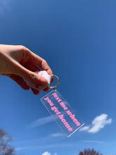 Load image into Gallery viewer, Text me when you get home keychain

