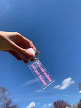 Load image into Gallery viewer, Text me when you get home keychain
