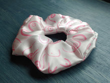 Load image into Gallery viewer, Satin Boob Scrunchie -White

