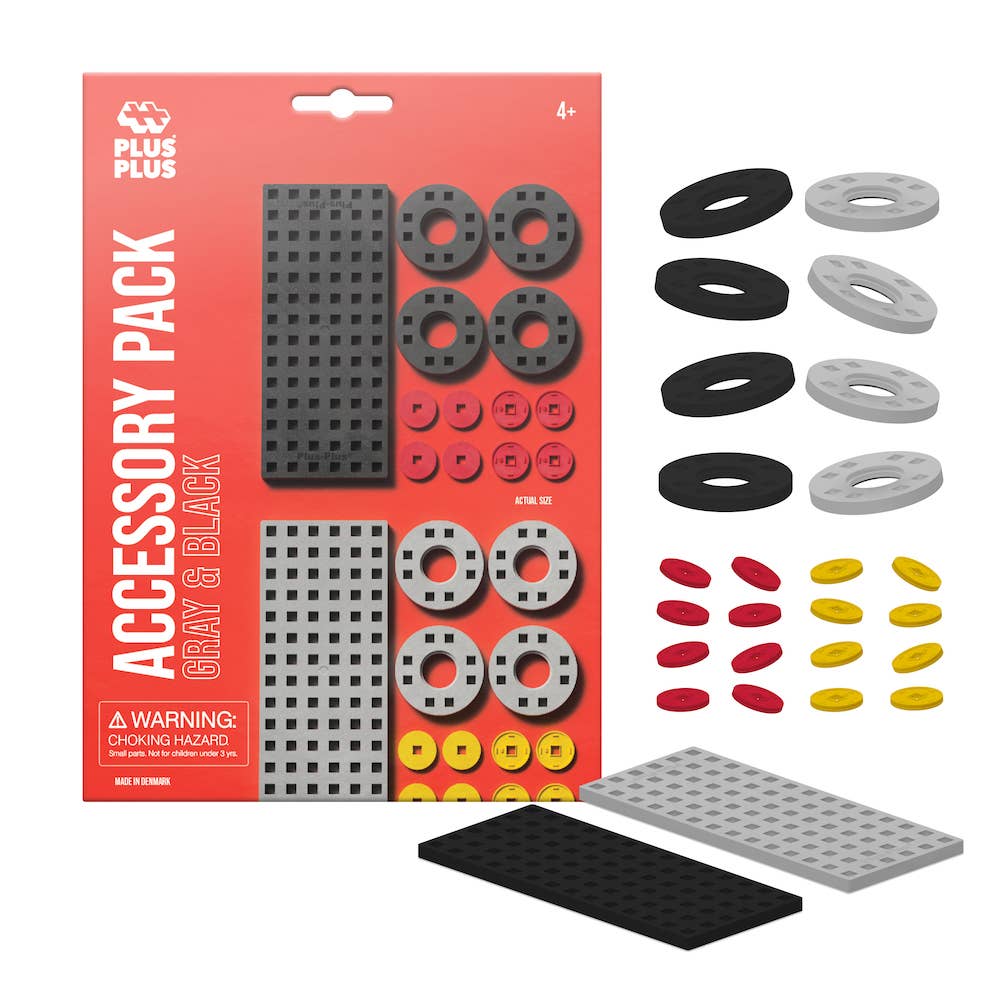 Accessory Pack - Gray & Black Plus-Plus