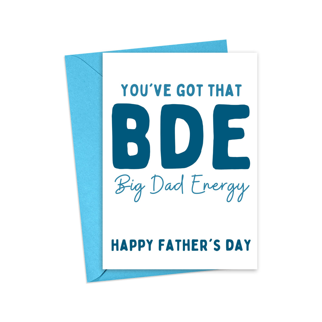 BDE big day energy card