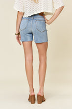 Load image into Gallery viewer, Judy Blue Full Size High Waist Raw Hem Denim Shorts
