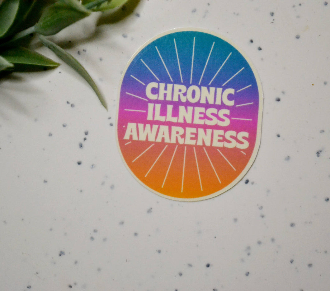 Chronic illness sticker