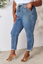 Load image into Gallery viewer, Judy Blue Full Size High Waist Drawstring Denim Jeans
