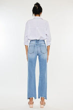 Load image into Gallery viewer, Kancan High Waist Raw Hem Straight Jeans
