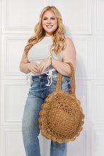 Load image into Gallery viewer, Justin Taylor Brunch Time Straw Rattan Handbag
