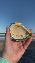 Load and play video in Gallery viewer, Beach Days Decoupaged Oyster Shell
