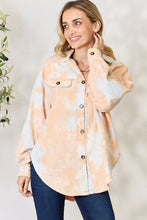 Load image into Gallery viewer, BiBi Tie Dye Button Down Long Sleeve Shirt
