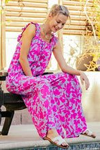 Load image into Gallery viewer, Kori America Printed Sleeveless Wide Leg Jumpsuit
