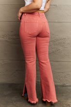 Load image into Gallery viewer, RISEN Bailey Full Size High Waist Side Slit Flare Jeans
