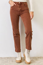 Load image into Gallery viewer, RISEN Full Size High Rise Tummy Control Straight Jeans
