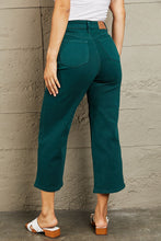 Load image into Gallery viewer, Judy Blue Hailey Full Size Tummy Control High Waisted Cropped Wide Leg Jeans
