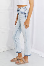 Load image into Gallery viewer, RISEN Full Size Camille Acid Wash Crop Straight Jeans
