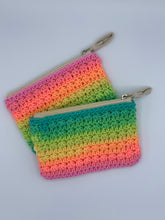 Load image into Gallery viewer, Pastel Rainbow Zipper Pouch
