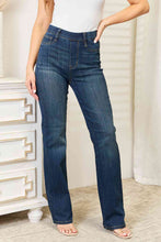 Load image into Gallery viewer, Judy Blue Full Size Elastic Waistband Slim Bootcut Jeans
