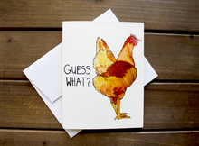 Load image into Gallery viewer, Guess What Chicken Butt Card
