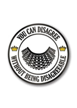 Load image into Gallery viewer, RBG Dissent Enamel Pin
