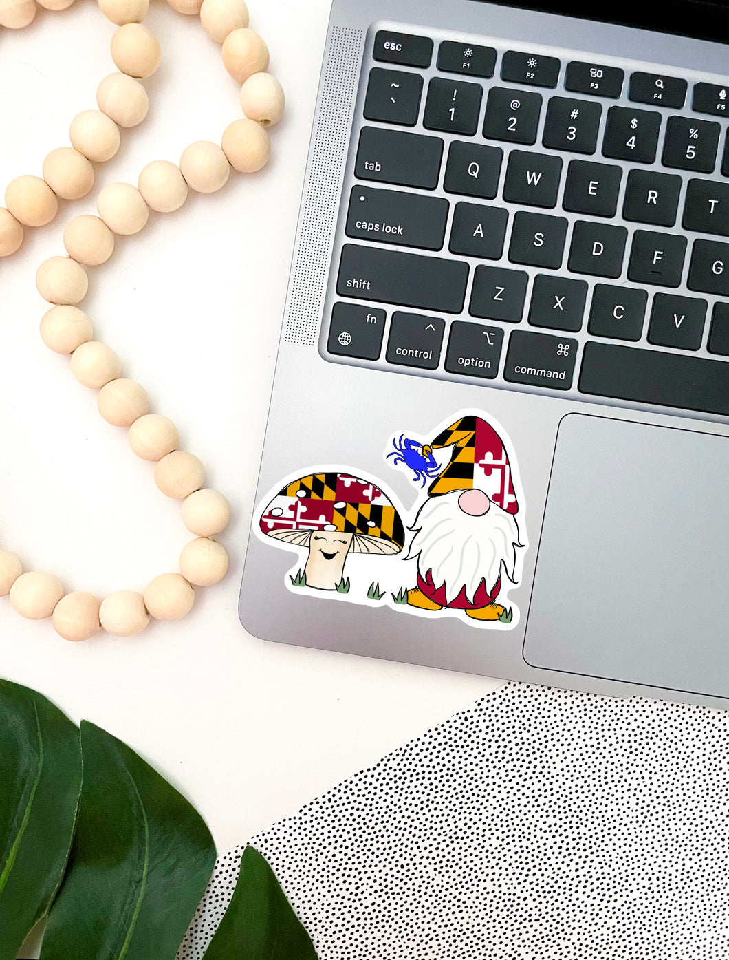 Maryland Mushroom & Maryland Gnome Sticker