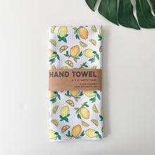 Load image into Gallery viewer, Lemons Patterned Waffle Kitchen Dish Towel
