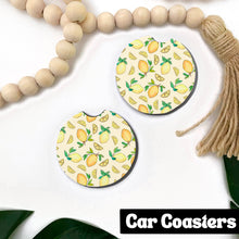 Load image into Gallery viewer, Lemon Car Coasters
