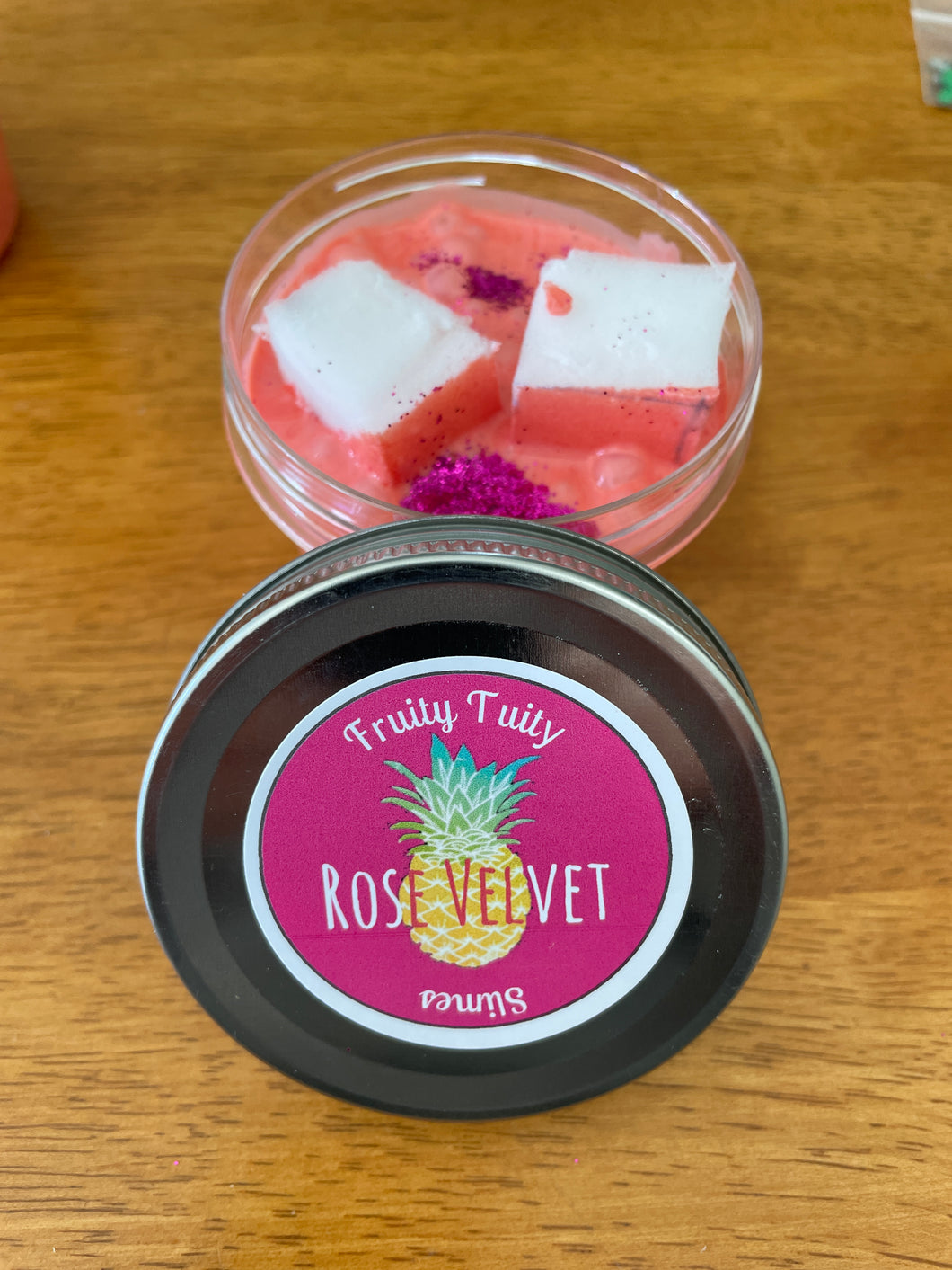 Rose Velvet Fruity Tuity Slime