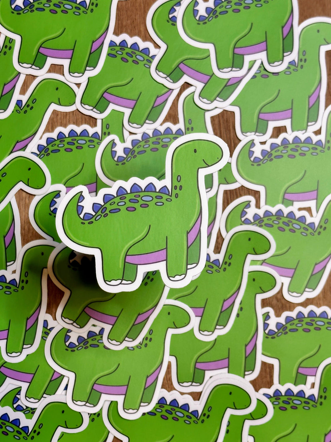Green Dinosaur Sticker