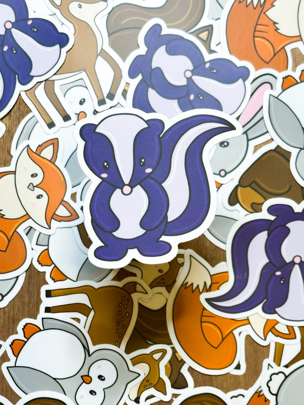 Purple Skunk Sticker