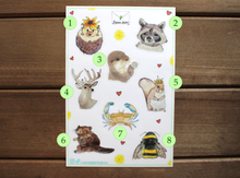 Load image into Gallery viewer, Sticker Sheet- nature note
