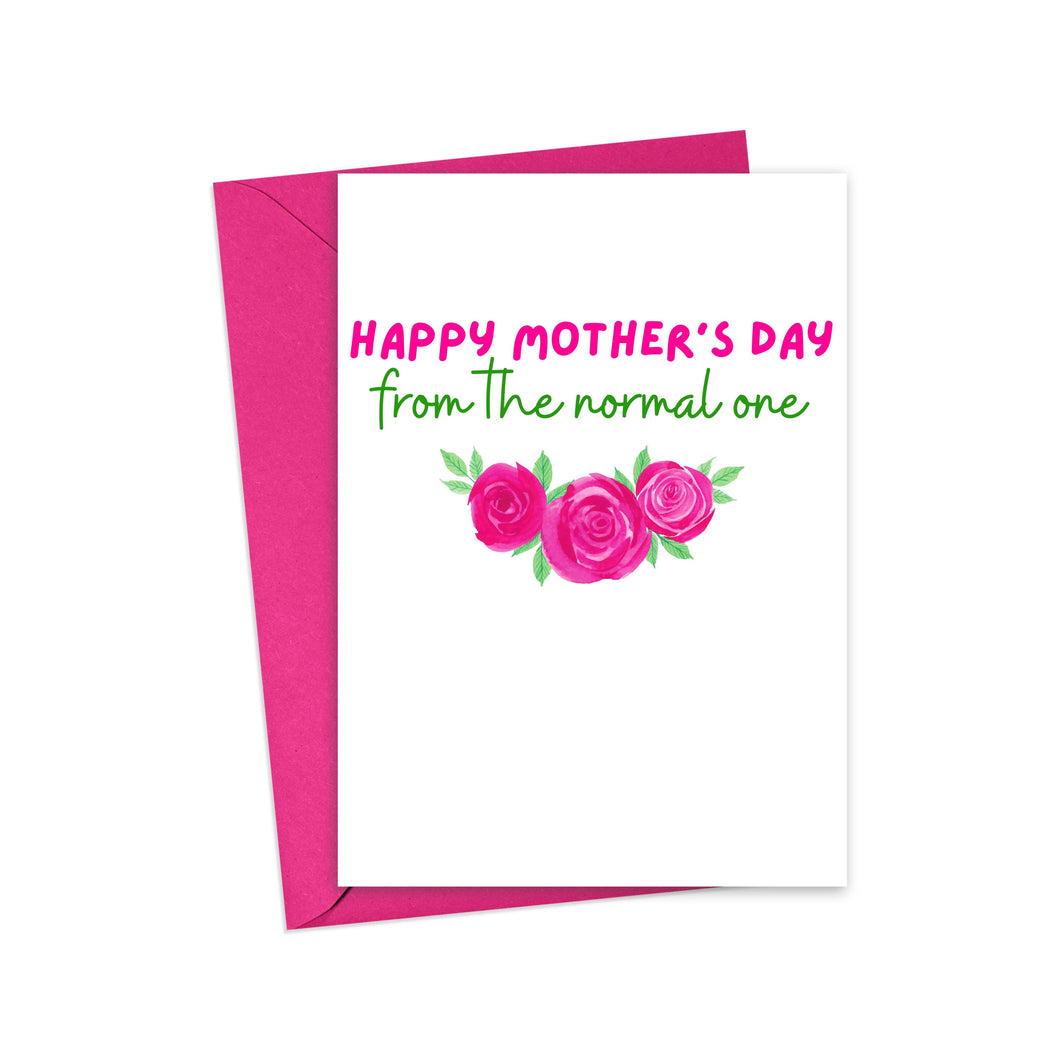 the normal one mother's day card