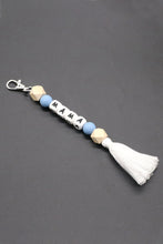 Load image into Gallery viewer, Letter Tassel Keychain
