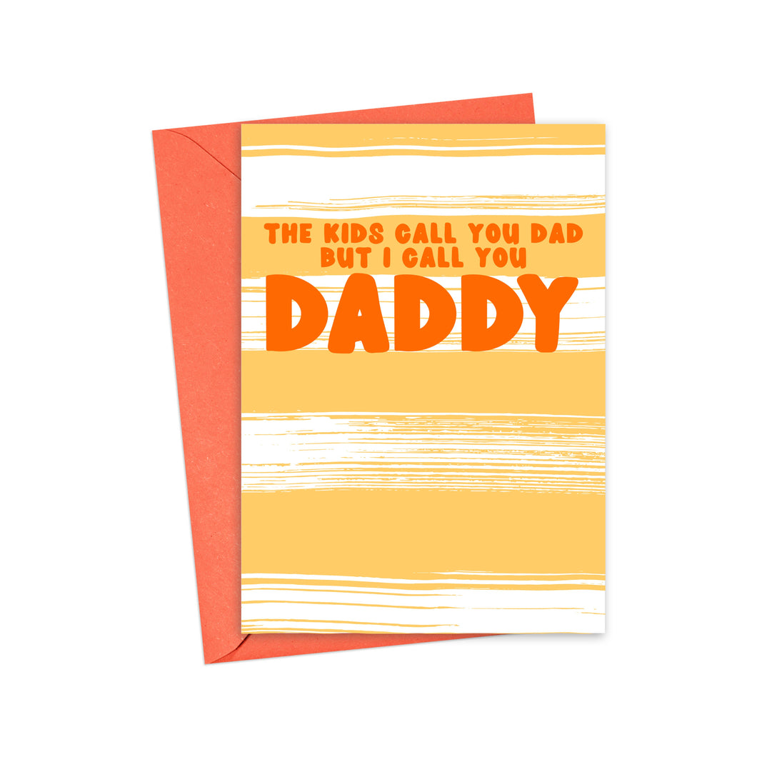 DADDY Funny Fathers Day Card - Dirty Father's Day Cards DAD