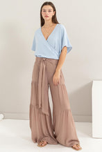 Load image into Gallery viewer, HYFVE Tie Front Ruched Tiered Pants
