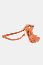 Load image into Gallery viewer, Fringed PU Leather Sling Bag
