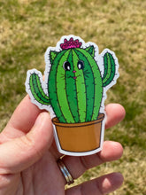 Load image into Gallery viewer, Cat Cactus Sticker

