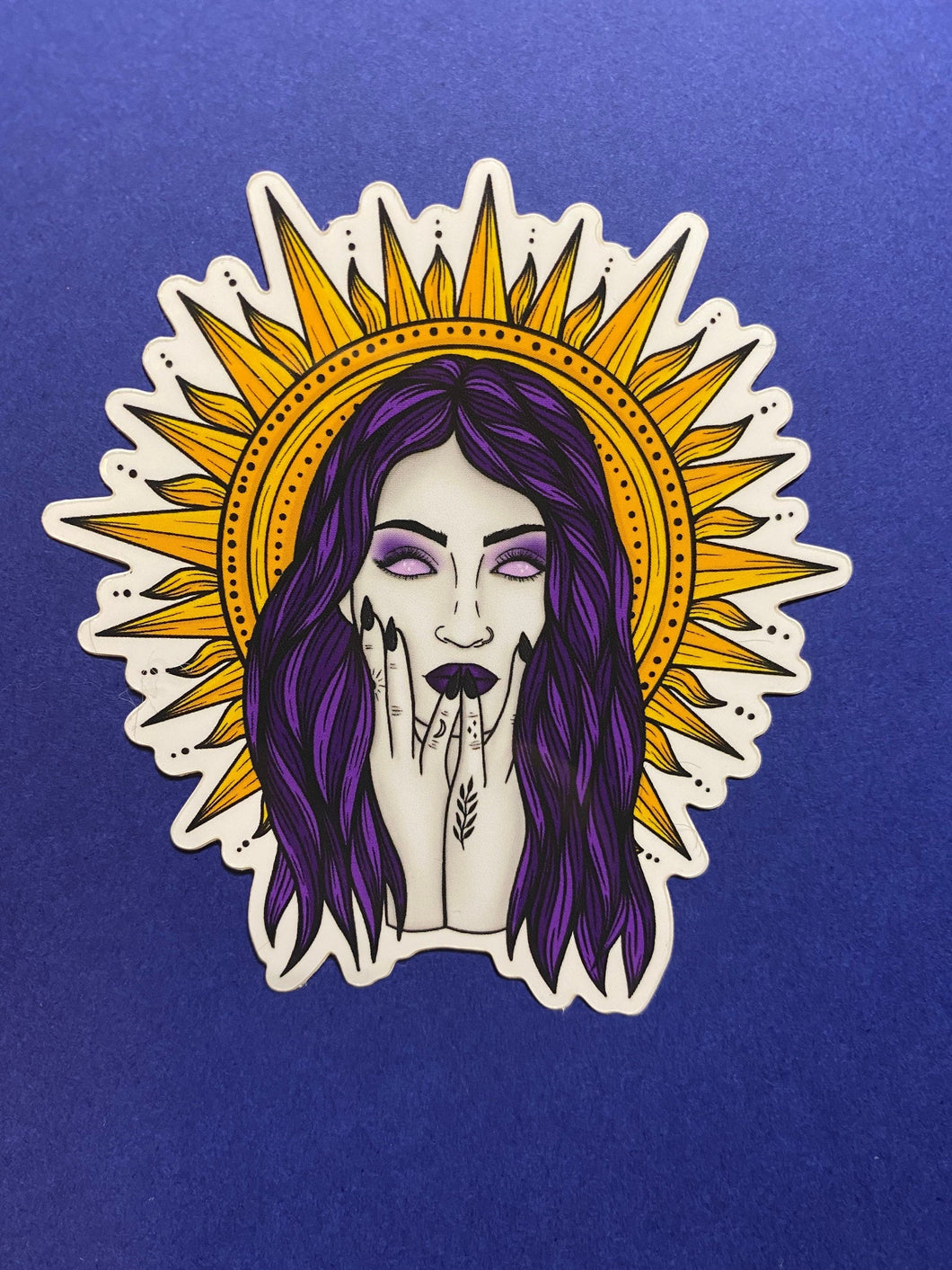 Sun Goddess Witchy Woman Sticker