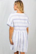 Load image into Gallery viewer, short sleeve woven dress-white birch

